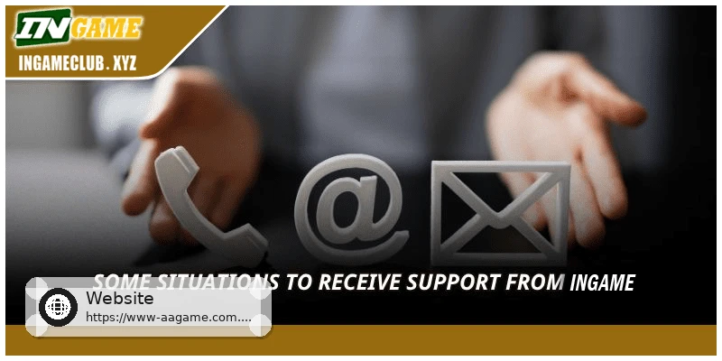 Situations where players may need assistance from AAGAME support