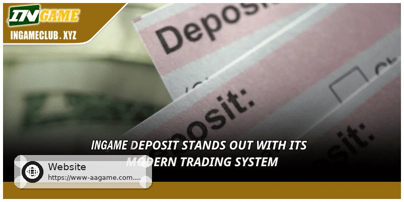 AAGAME provides a secure and fast payment system for players