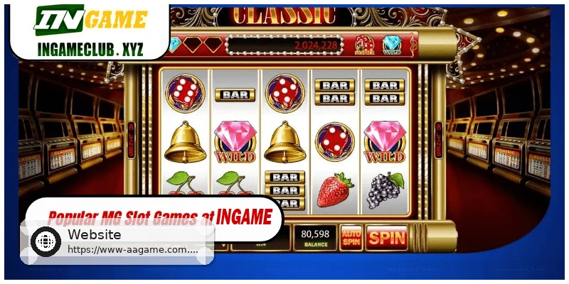 Popular MG Slot games at AAGAME