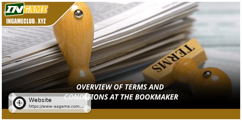 Overview of AAGAME terms and conditions policy